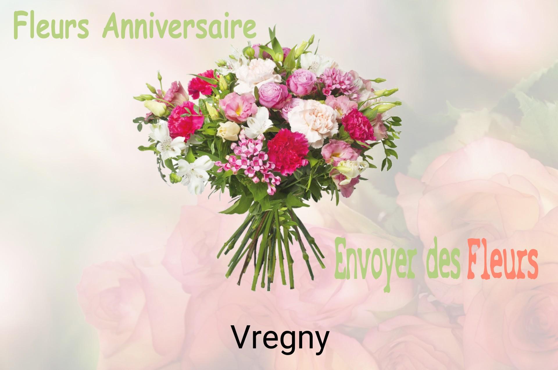 Bouquet de fleurs d’anniversaire livré à Vregny